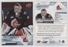 2018-19 Upper Deck CHL Star Rookies Silver Adam Evanoff #340