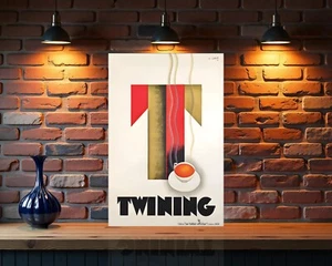 TWINING – Vintage French Metal Sign - 24"x16" (60x40 cm) - Picture 1 of 5