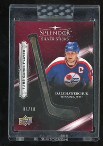 Dale Hawerchuk 2018 Splendor Silver Sticks #SST-DH Serial #d 1/10 Winnipeg Jets - Foto 1 di 2