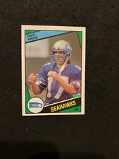 1984 Topps #195 Dave Krieg Rookie Seattle Seahawks NMT MINT Star Card NFL FB