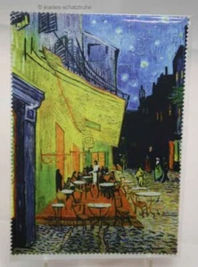 Brillenputztuch van Gogh "Cafe de Nuit" Reinigungstuch Microfasertuch - Bild 1 von 3