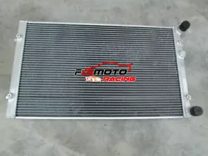 Aluminum Radiator+Fans For 1999-2005 VW VAG Golf Jetta MK4 Audi TT Dual Pass MT - Picture 1 of 7