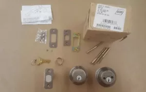 SCHLAGE LOCK CO B62N620 Double Cylinder Deadbolt - Pewter - 1-3/4" DOOR - Picture 1 of 11