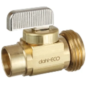 DAHL 521-23L-04 Mini-Ball Valve 1/2" DAHL Press x Male Hose, Lead Free - Picture 1 of 8
