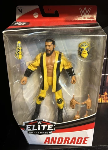 WWE Andrade Elite Series #74 Mattel Action Figure Wrestling NXT AEW El Idolo AAA Cover