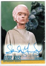 STAR TREK TOS CAPTAIN'S COLLECTION A298 SANDY GIMPEL AS TALOSIAN CAGE AUTOGRAPH