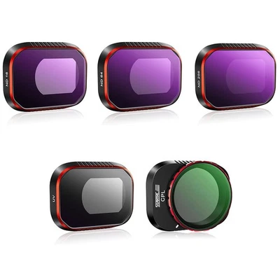 For DJI Mini 4 Pro Drone Camera Lens Filter Kit UV CPL ND8 ND16 ND64 ND256 Set - Bild 1 von 4