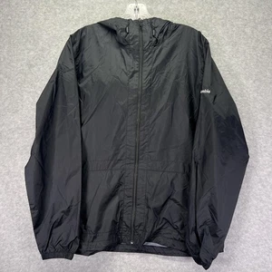 Chaqueta cortavientos Columbia para mujer grande negra Switchback IV cremallera completa lluvia - Imagen 1 de 7