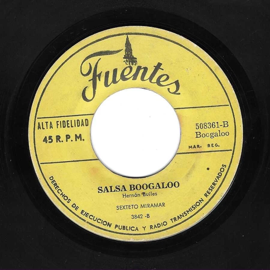 Colombia Latin Boogaloo Vibrafono 45 SEXTETO MIRAMAR Salsa Boogaloo FUENTES Hear - Image 1 of 1