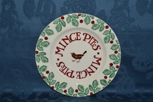 Emma Bridgewater - 22cm Plate - Mince Pies and Robin - Fortnum and Mason (#S2) - Picture 1 of 4