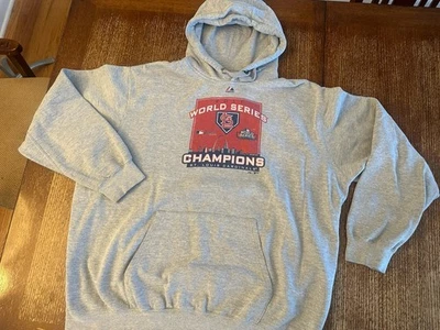 圣路易斯红雀队 2011 年美国职棒大联盟世界系列冠军运动衫 MAJESTIC 尺寸 XXL — 第 1/4 张图片