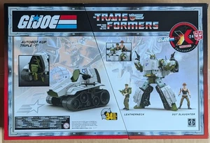 Transformers x G.I. Joe Autobot Kup Triple T SGT Slaughter & Leatherneck Figures - Picture 1 of 19