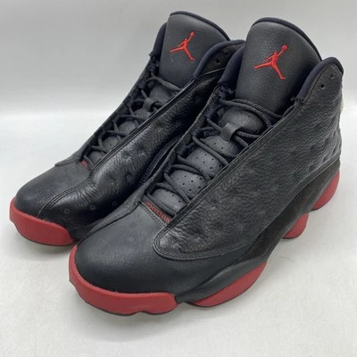 Zapatos de baloncesto Air Jordan 13 retro Dirty Bred negros 414571-003 para hombre talla 12 Foto 1 de 4