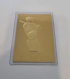 Tarjeta de béisbol Honus Wagner Pittsburgh Pirates oro 22kt - Imagen 1 de 2