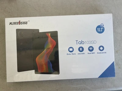 Kinstone 10.3" Android 12 Tablet Octa-Core 4GB RAM 64GB Storage Dual WiFi NIB - Image 1 of 4