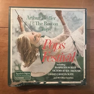 Pops Festival Arthur Fiedler The Boston Pops Record Album LP Complete Set - Imagen 1 de 4