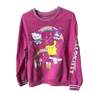 Sanrio Hello Kitty And Friends~My Melody Kuromi Cinnamoroll Women’s Sweatshirt - Picture 1 of 5