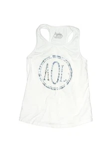 Azarhia Girls White Active Tank 10 - Picture 1 of 2