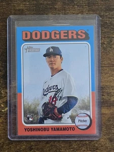 2024 Topps Heritage High Number - Yoshinobu Yamamoto #553 (RC) - Bild 1 von 2