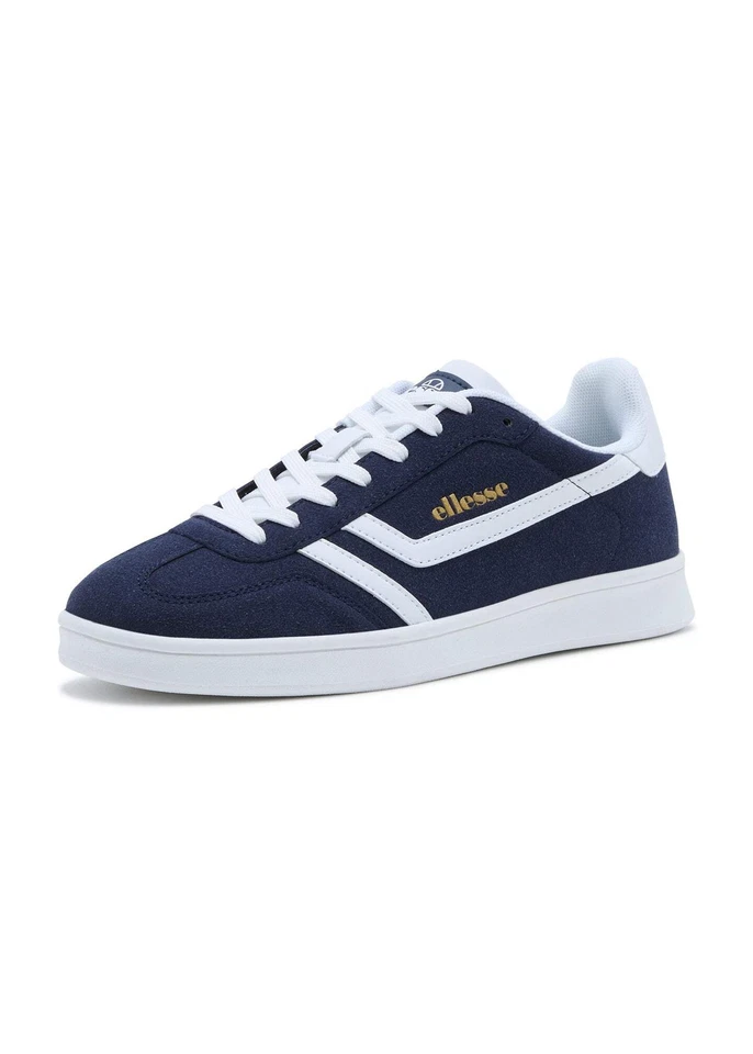 Ellesse Laroma Herren Sneaker Cupsole Freizeitschuhe Navy Weiß