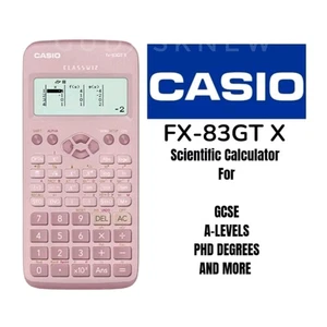 CASIO FX-83GT X SCIENTIFIC CALCULATOR CLASSWIZZ GCSE 276 FUNCTION - BRAND NEW - Picture 1 of 4