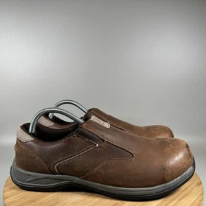 Red Wing ComfortPro Style 6705 Brown Safety Toe Slip On Shoes Mens 10D - Picture 1 of 8