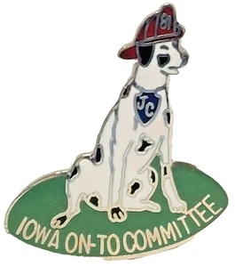 Prendedor Iowa Jaycees "Iowa on-to Committee (Estación de Bomberos Dálmata #16 Perro) - Imagen 1 de 2