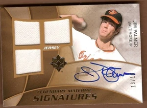 Jim Palmer 2009 Ultimate Auto Triple Jersey /16 Orioles - Picture 1 of 1