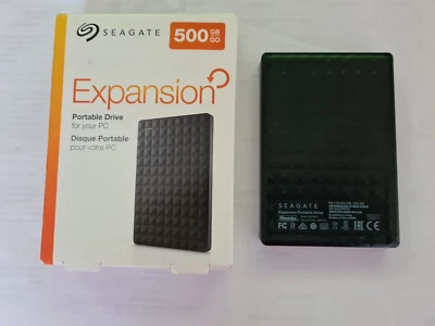 Seagate Expansion 500GB USB 3.0 Portable 2.5 inch External Hard Drive Free Post - Image 1 of 3