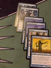 2x Merfolk Seastalkers-2x Merfolk Wayfinder-1x Gomazoa1x Seascape. Mtg- Zendikar