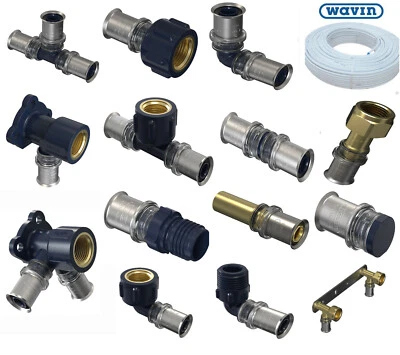 Buderus Logafix Wavin Tigris K5 Pressfitting PPSU Rohr Wandscheibe T-Stück