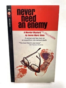 NEVER NEED AN ENEMY Aaron Marc Stein CURTIS Murder Mystery 1ST PRINTING - Imagen 1 de 2