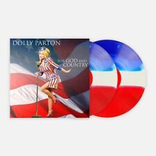 Dolly Parton For God & Country Red White & Bluegrass Colored Vinyl 2XLP Record
