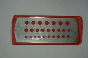 NEW Mitutoyo Letter size Drill Gage A-Z drills. No 950-209. Made in USA - Picture 1 of 1