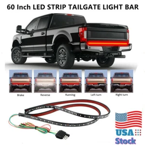 60" LED STRIP TAILGATE LIGHT BAR REVERSE BRAKE SIGNAL FOR CHEVY FORD DODGE TRUCK - Picture 1 of 12