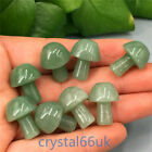 50pcs Natural mini green Aventurine mushroom Quartz Crystal Reiki Healing
