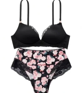 Victorias Secret Supersoft Body Maternity Set Nursing Wireless Bra & Shortie New - Picture 1 of 8