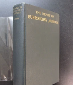 John Burroughs Heart of Burroughs's Journals Barrus Signed First Edition 1928 - Imagen 1 de 5