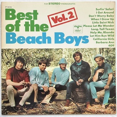 BEST OF THE BEACH BOYS VOL 2 - 1967 STARLINE CLUB PRESSING DT 2706 - VINYL LP - Image 1 of 4