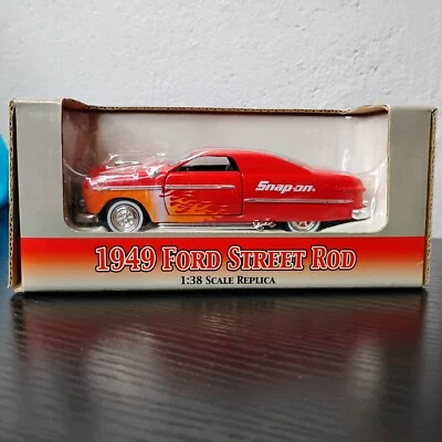 Ford Street Rod 1949 Snap-On escala 1:38 coche de juguete + réplica de caja 2004 Crown Premium Foto 1 de 4