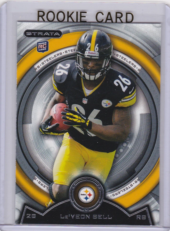 Le'Veon Bell PITTSBURGH STEELER ROOKIE CARD 2013 Topps Strata Leveon FOOTBALL RC - Image 1 of 2