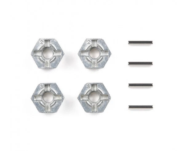 Tamiya 300053056 Radmitnehmer Alu (4) 12mm Sechskant - Bild 1 von 1