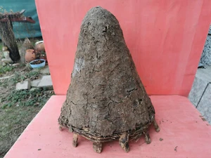 ANTIKER TRADITIONELLER BULGARISCHER BIENENSTOCK STROHKEPS HANDARBEIT IMKER ERBE - Bild 1 von 12