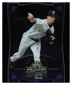 C743 KEVIN BROWN 1998 LEAF FRACTAL MATRIX DIAMOND AXIS DIE CUT 25/50 #39 MARLINS