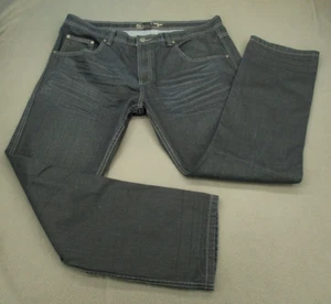 RK Icon Jeans Mens 42x32 (Act. 40"x31") Black Cotton Pants Denim - Picture 1 of 10