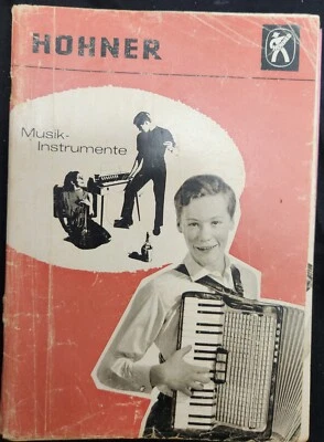 HOHNER ACORDEÓN E INSTRUMENTOS MUSICALES FOLLETO DE PUBLICIDAD 1966 ALEMANIA Foto 1 de 4