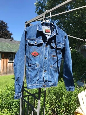 Chaqueta vaquera vintage años 90 Back to Basics abotonada talla 14 excelente estado Foto 1 de 4