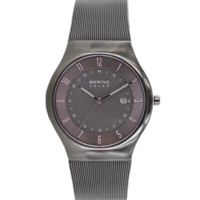 Bering Herren Uhr Armbanduhr Slim Solar Watch - 14640-077-1 Meshband - Bild 1 von 2