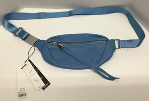 Aimee Kestenberg Blue Ice Breaker Leather Crossbody Fanny Pack Bum Bag - Picture 1 of 11