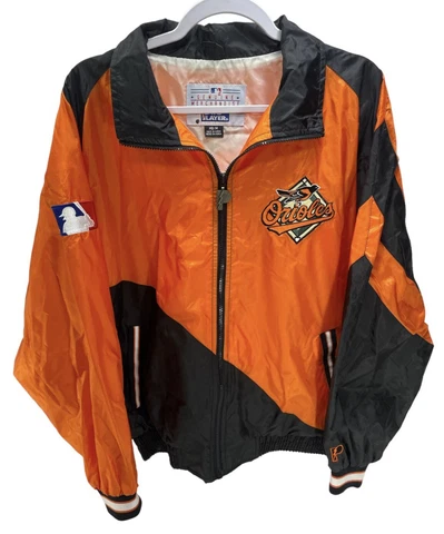 Baltimore Orioles Vintage Pro Player Men’s Nylon Windbreaker Jacket Size Medium Cover